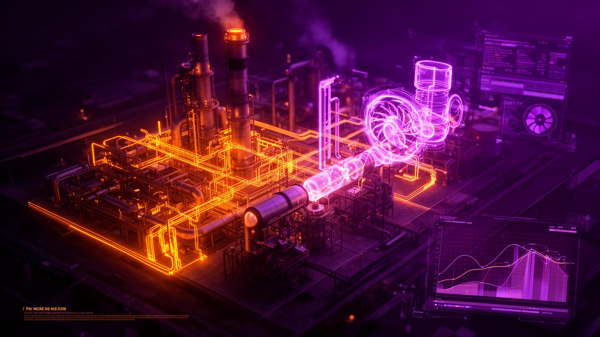 TwinergyAI digital twin of an industrial energy plant